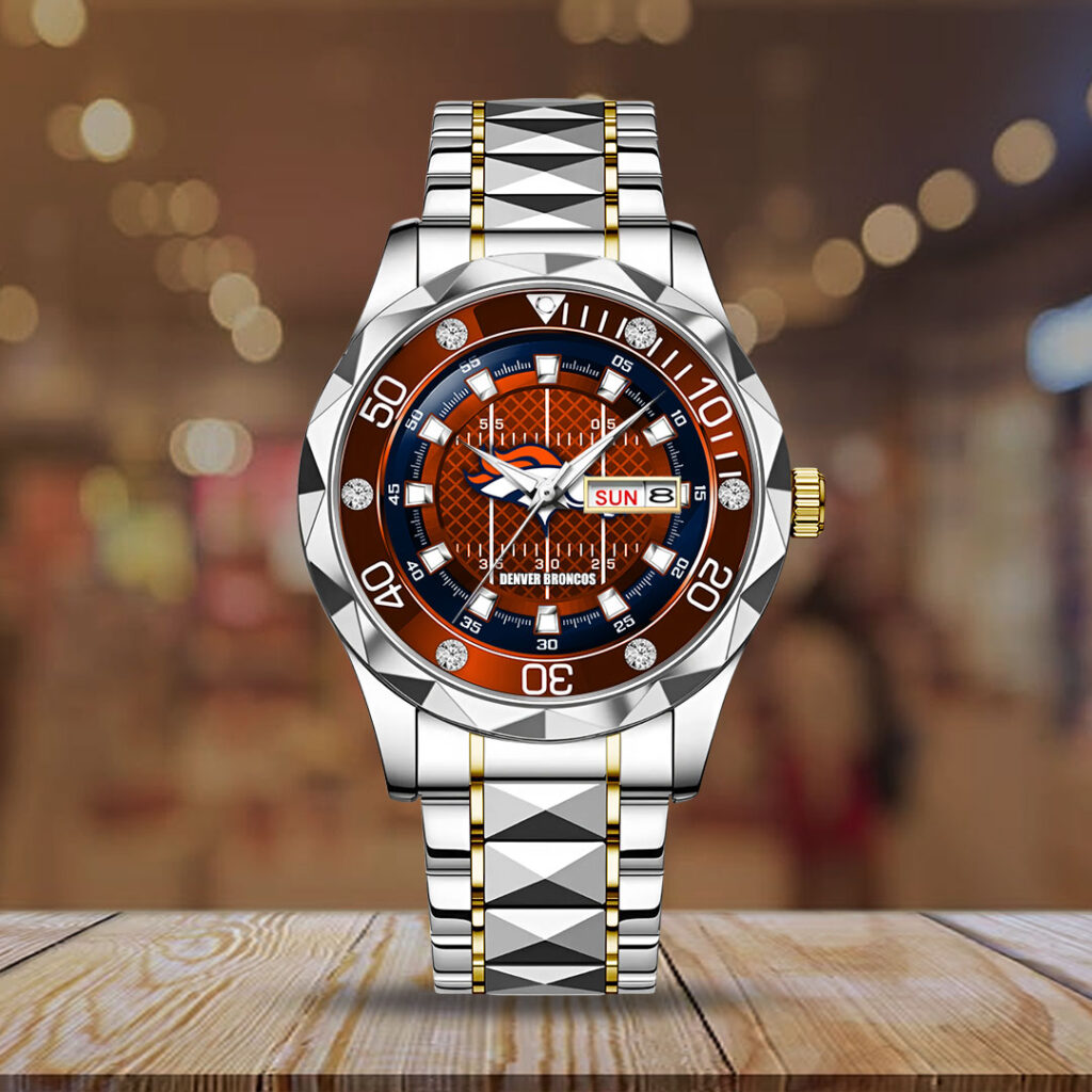 Denver Broncos Alloy Luxury Quartz Watch - TMTHU921