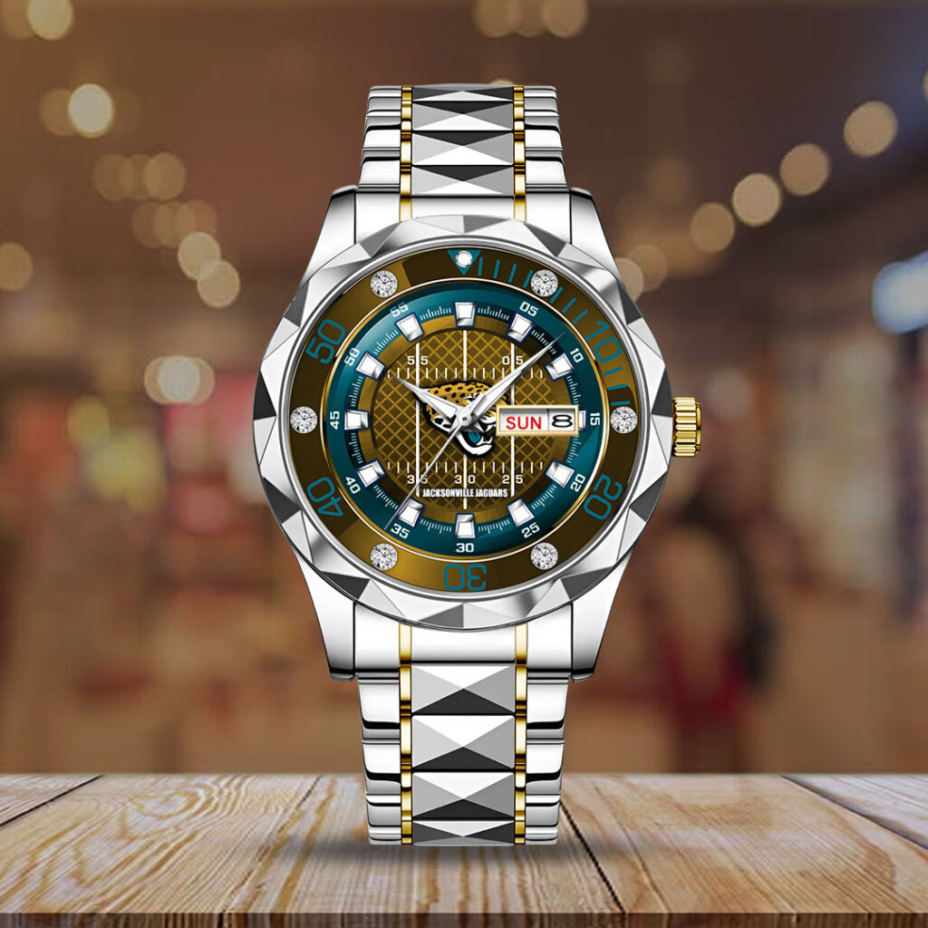 Jacksonville Jaguars Alloy Luxury Quartz Watch - TMTHU919