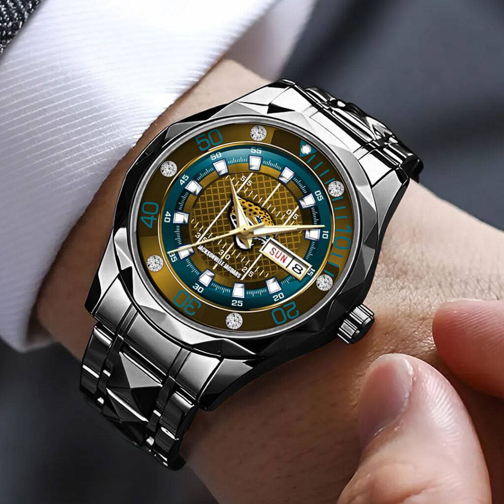 Jacksonville Jaguars Alloy Luxury Quartz Watch - TMTHU919