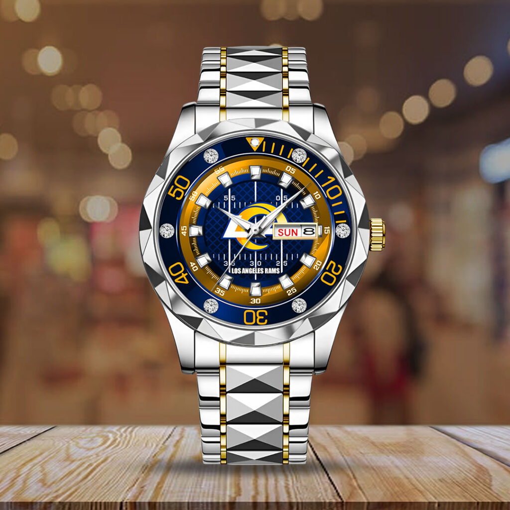 Los Angeles Rams Alloy Luxury Quartz Watch - TMTHU938