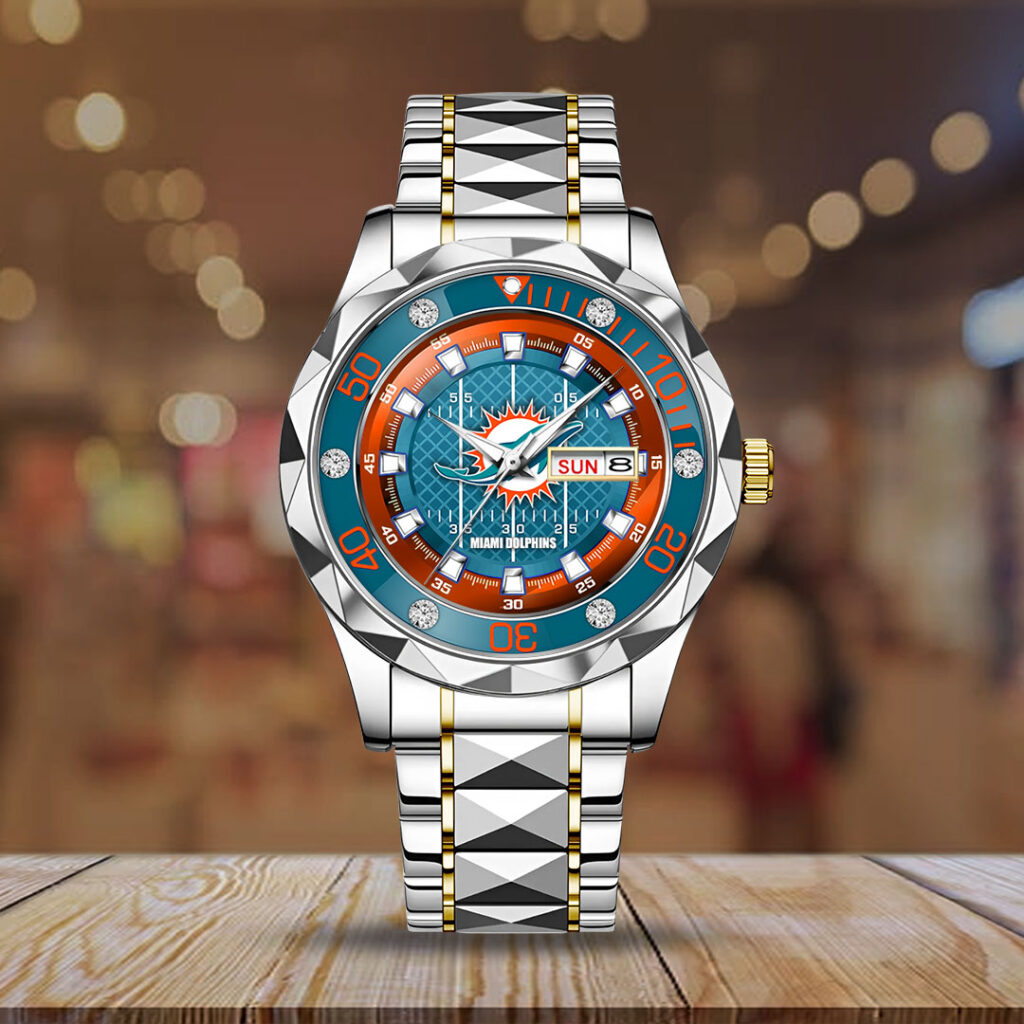 Miami Dolphins Alloy Luxury Quartz Watch - TMTHU910