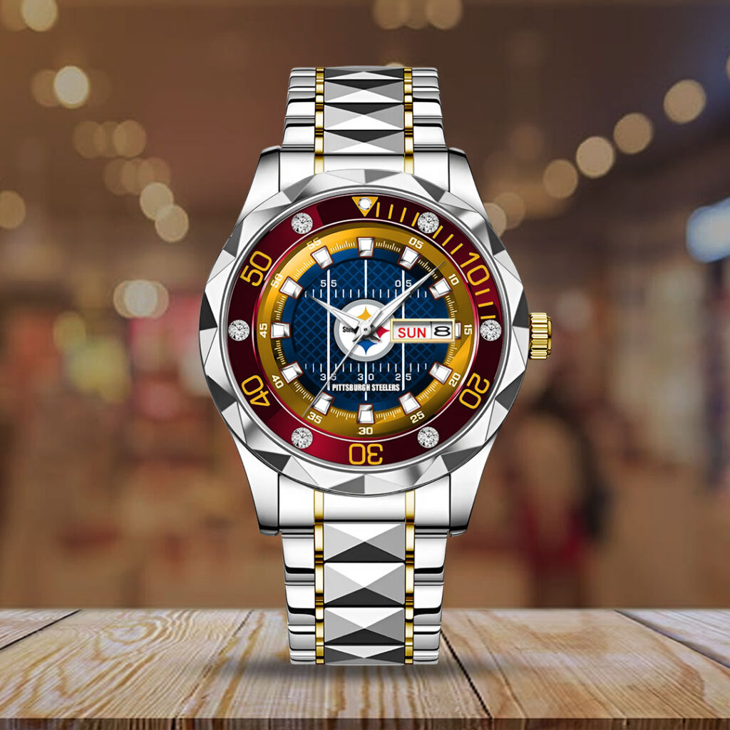 Pittsburgh Steelers Alloy Luxury Quartz Watch - TMTHU916