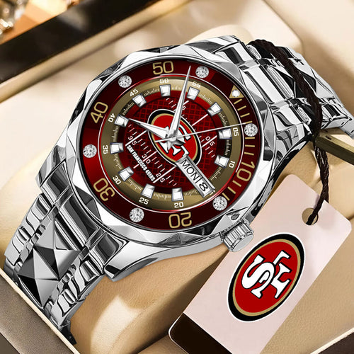 San Francisco 49ers Alloy Luxury Quartz Watch - TMTHU939