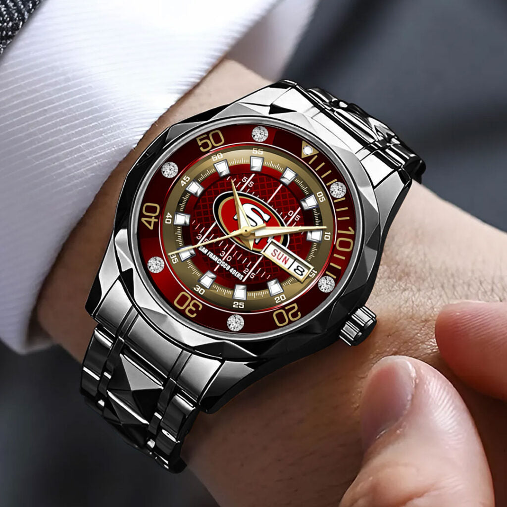 San Francisco 49ers Alloy Luxury Quartz Watch - TMTHU939