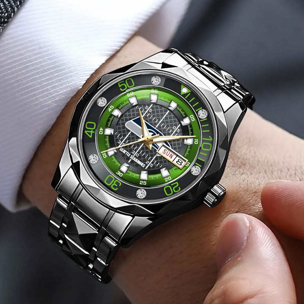 Seattle Seahawks Alloy Luxury Quartz Watch - TMTHU940