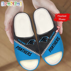 NFL Carolina Panthers Slippers Football Comfortable Slippers