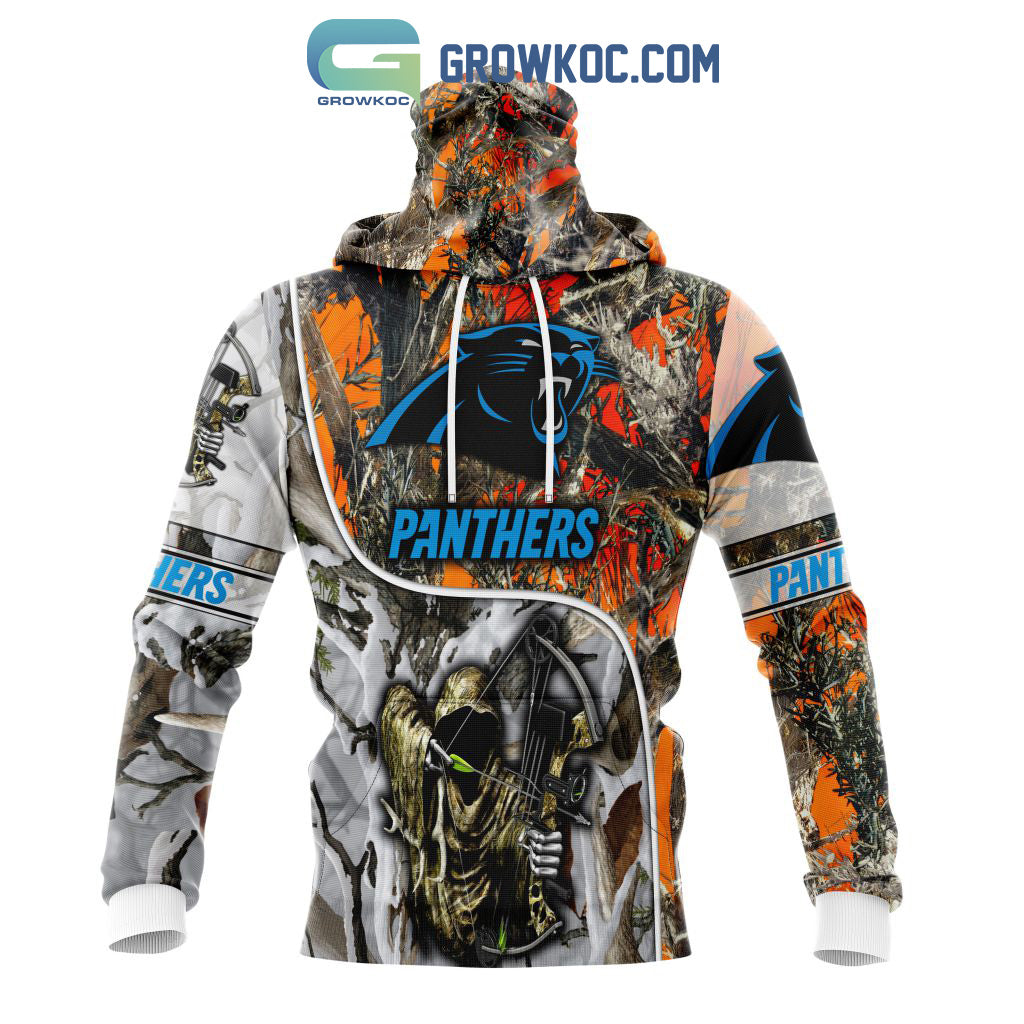 NFL Carolina Panthers Special Fall And Winter Bow Hunting Personalized Hoodie T Shirt