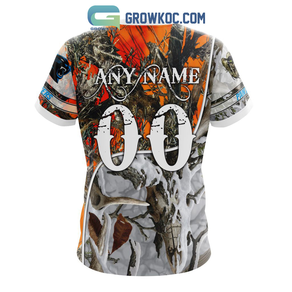 NFL Carolina Panthers Special Fall And Winter Bow Hunting Personalized Hoodie T Shirt