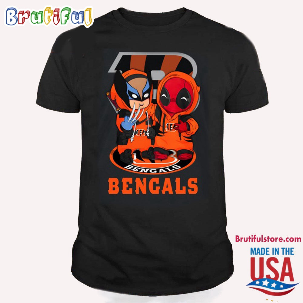 NFL Cincinnati Bengals Deadpool T Shirt, Football Deadpool Shirt