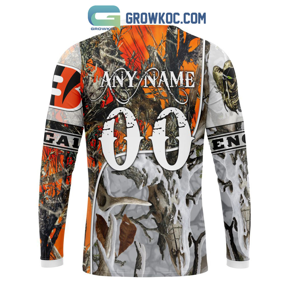 NFL Cincinnati Bengals Special Fall And Winter Bow Hunting Personalized Hoodie T Shirt