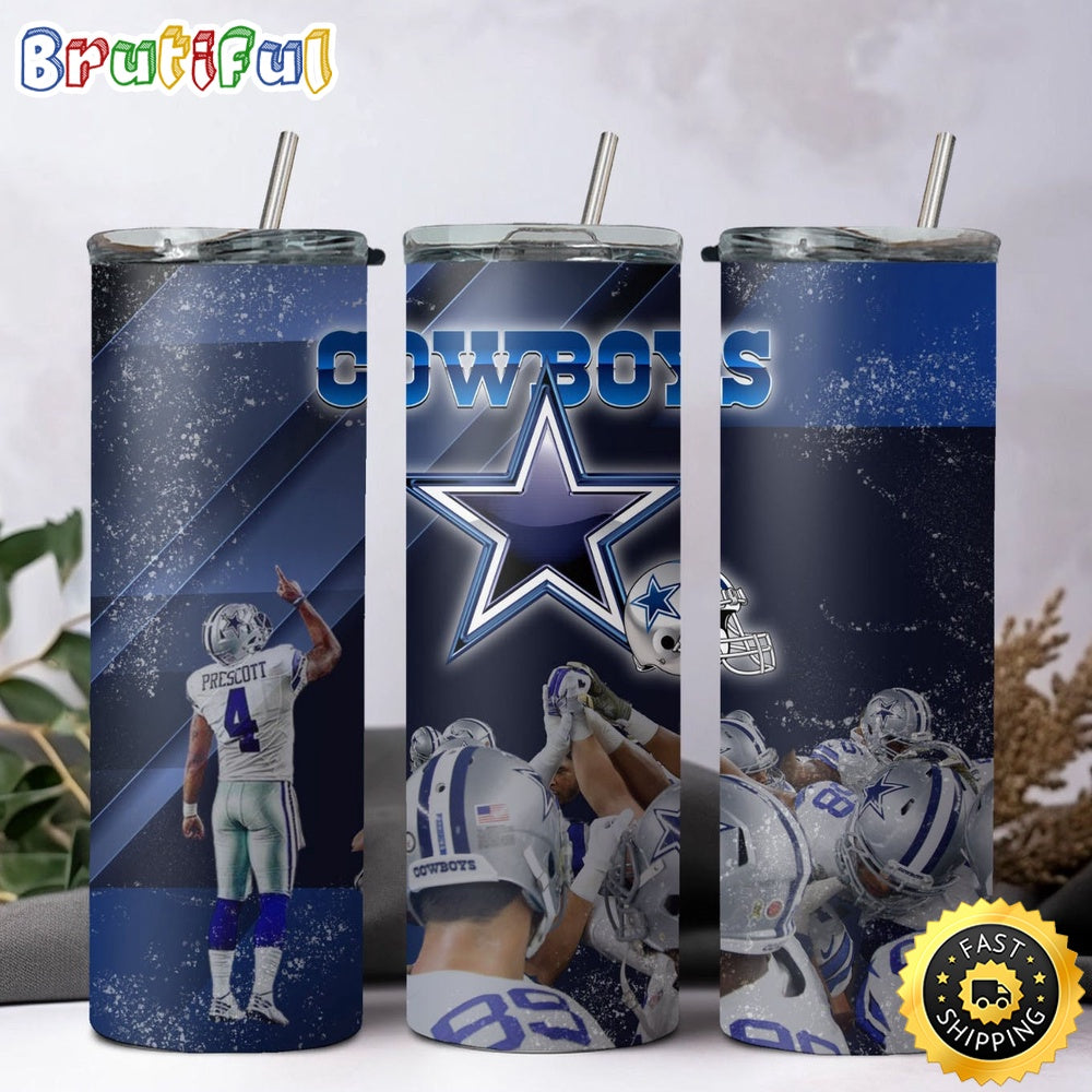 NFL Dallas Cowboys Tumbler Skinny Sleek Travel Tumbler