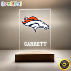 NFL Denver Broncos Night Light Table Desk Lamp Stand Sports Fan LED Light