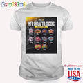NFL Draft Logos From 1990 To 1999 T Shirt