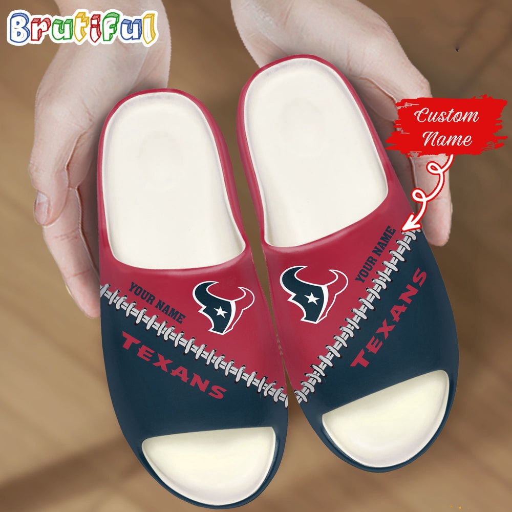 NFL Houston Texans Slippers Football Comfortable Slippers