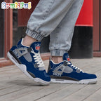 NFL Indianapolis Colts Football Team Air Jordan 4 Shoes Sneaker