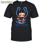 NFL Indianapolis Colts T-Shirt Betty Boop Football Tshirt