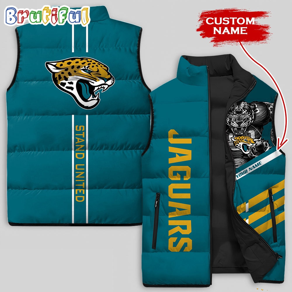 NFL Jacksonville Jaguars Damn Right Sleeveless Down Jacket