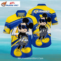 NFL LA Rams Cartoon Character Cool Style Hawaiian Shirt