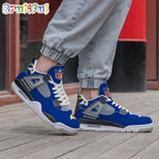 NFL Los Angeles Rams Football Team Air Jordan 4 Shoes Sneaker