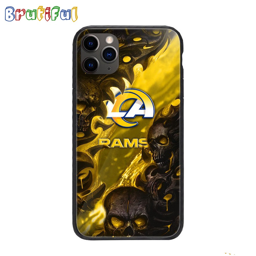 NFL Los Angeles Rams Special Logo Skull Design Phone Case