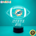 NFL Miami Dolphins Night Light Football LED Light