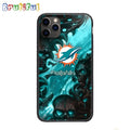 NFL Miami Dolphins Special Logo Skull Design Phone Case