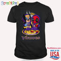 NFL Minnesota Vikings Deadpool T Shirt, Football Deadpool Shirt