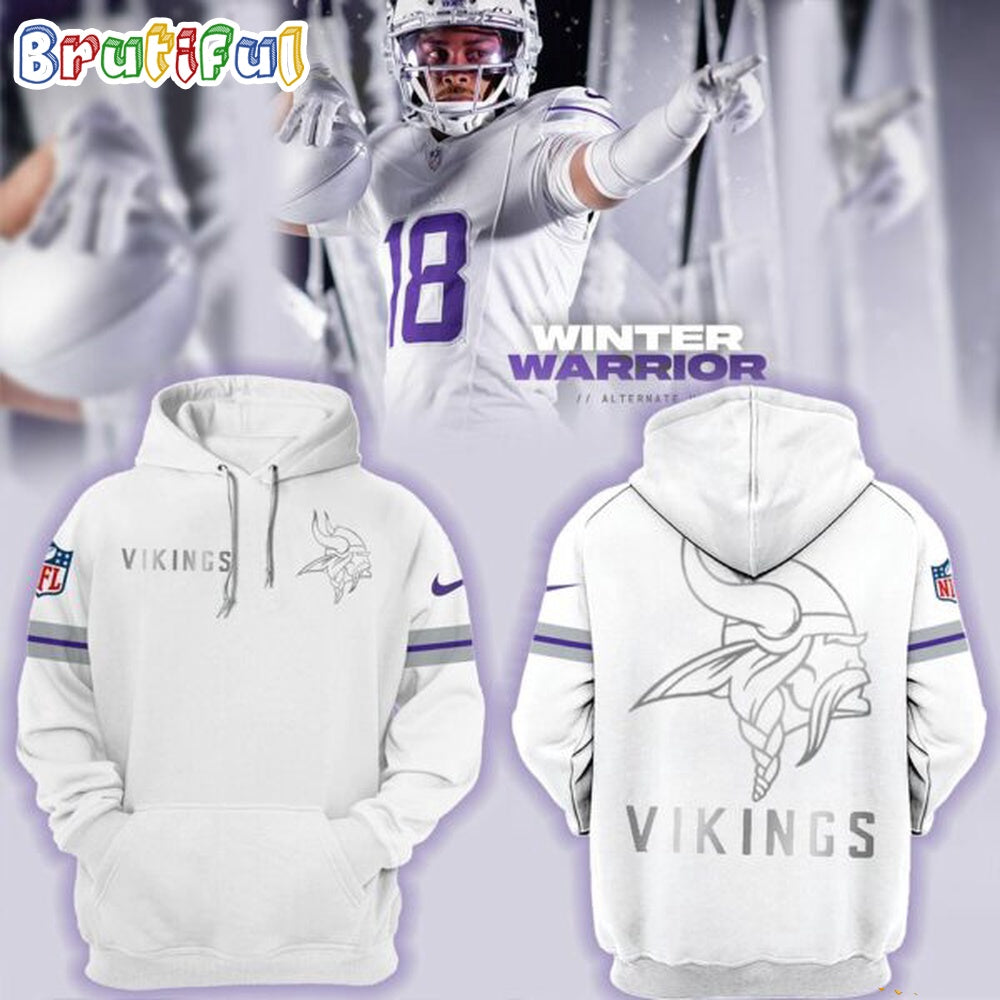 NFL Minnesota Vikings Winter Warrior Hoodie 2024
