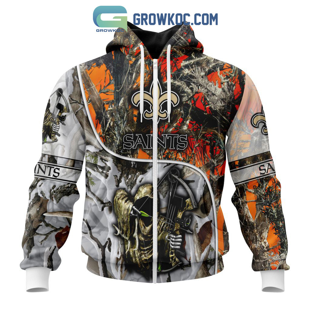 NFL New Orleans Saints Special Fall And Winter Bow Hunting Personalized Hoodie T Shirt