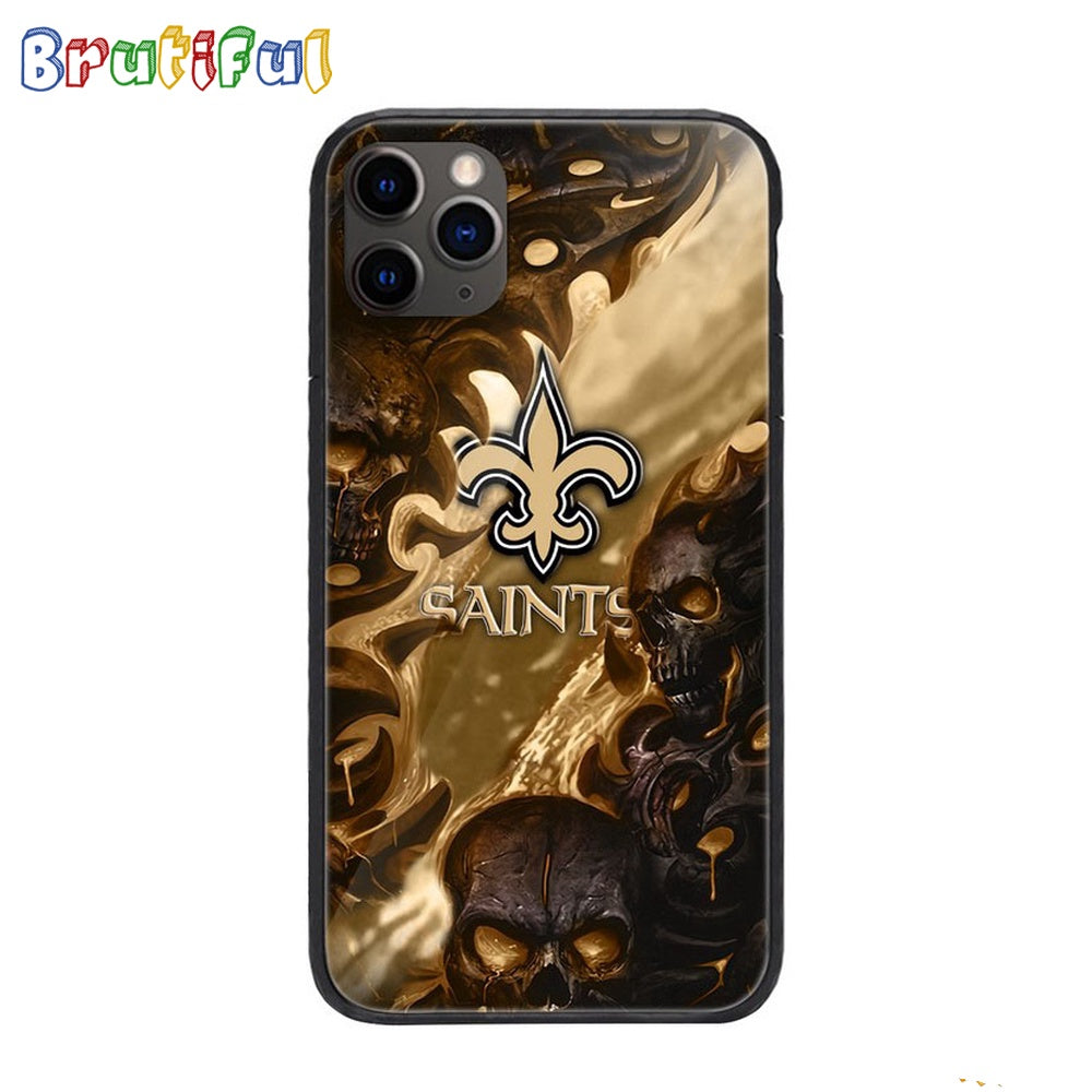 NFL New Orleans Saints Special Logo Skull Design Phone Case