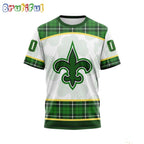 NFL New Orleans Saints T-Shirt Special Design For St Patrick Day