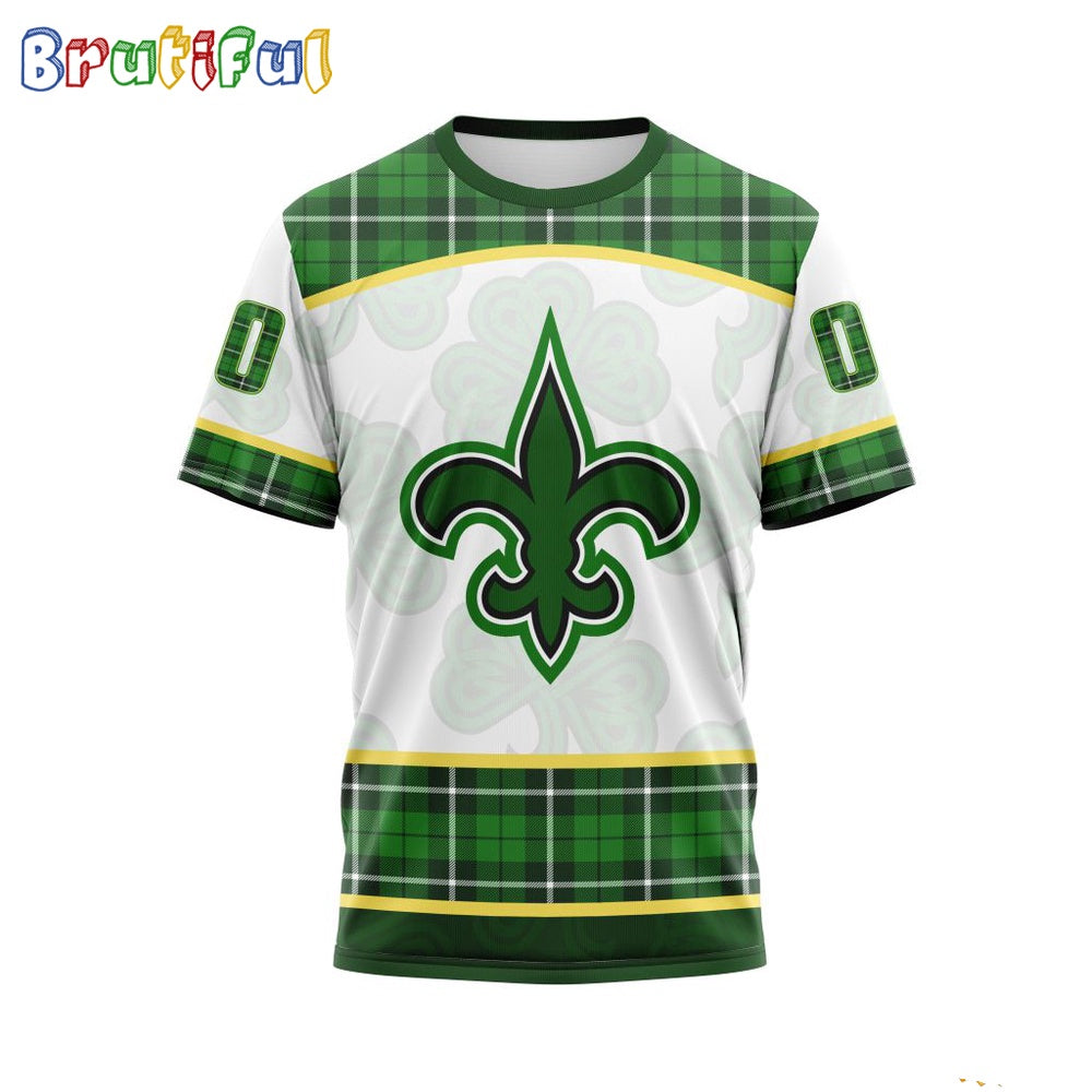 NFL New Orleans Saints T-Shirt Special Design For St Patrick Day