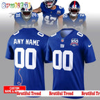 NFL New York Giants Starter 100th Season Prime Time Jersey Shirt
