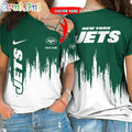 NFL New York Jets Football Team Logo Design One Shoulder Shirt