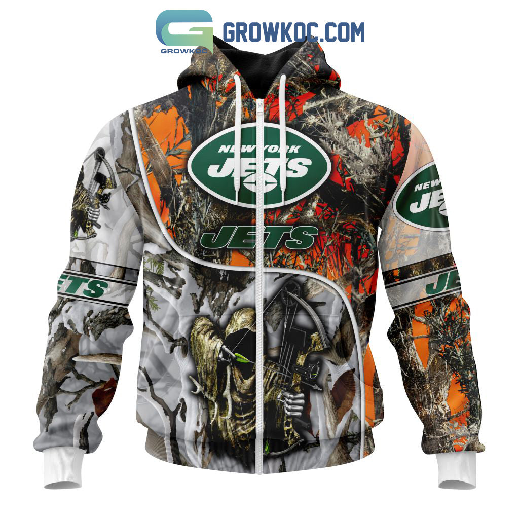 NFL New York Jets Special Fall And Winter Bow Hunting Personalized Hoodie T Shirt