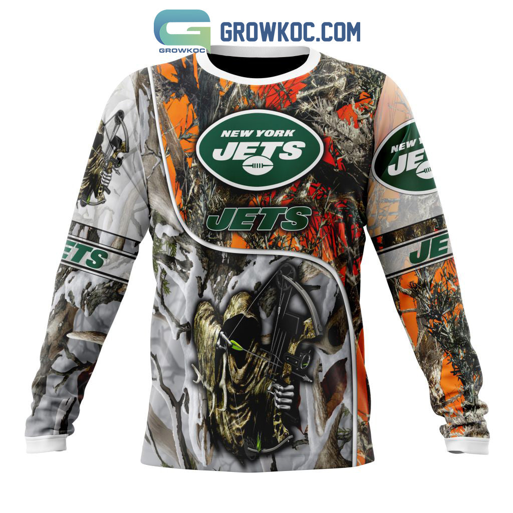 NFL New York Jets Special Fall And Winter Bow Hunting Personalized Hoodie T Shirt