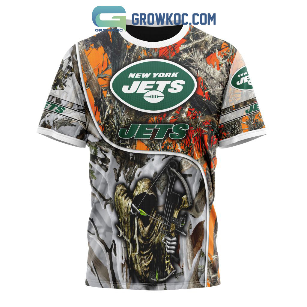 NFL New York Jets Special Fall And Winter Bow Hunting Personalized Hoodie T Shirt
