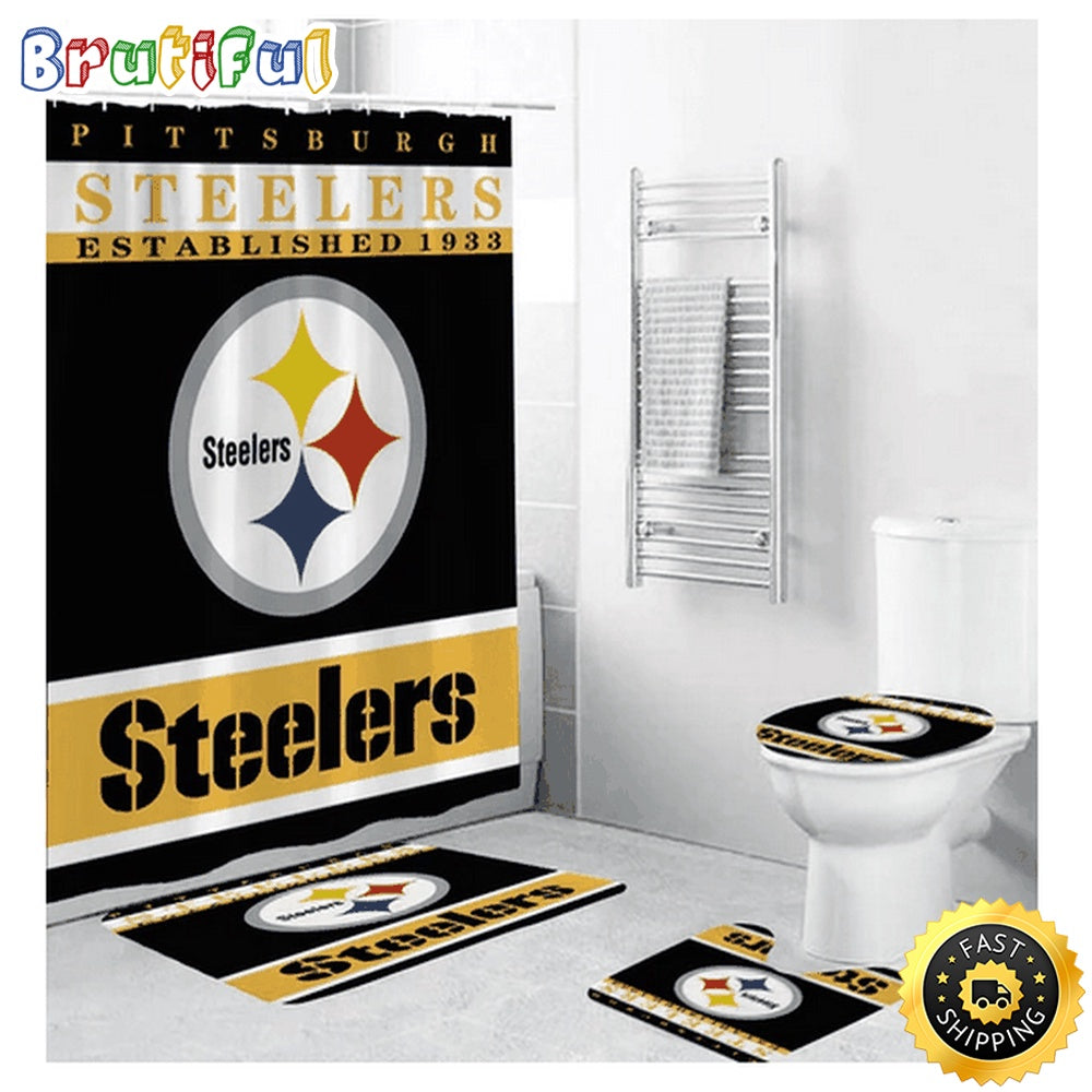 NFL Pittsburgh Steelers 1933 Shower Curtain Sets