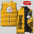 NFL Pittsburgh Steelers Damn Right Sleeveless Down Jacket