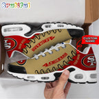 NFL San Francisco 49ers Custom Air Max Plus Shoes