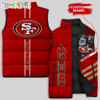 NFL San Francisco 49ers Damn Right Sleeveless Down Jacket
