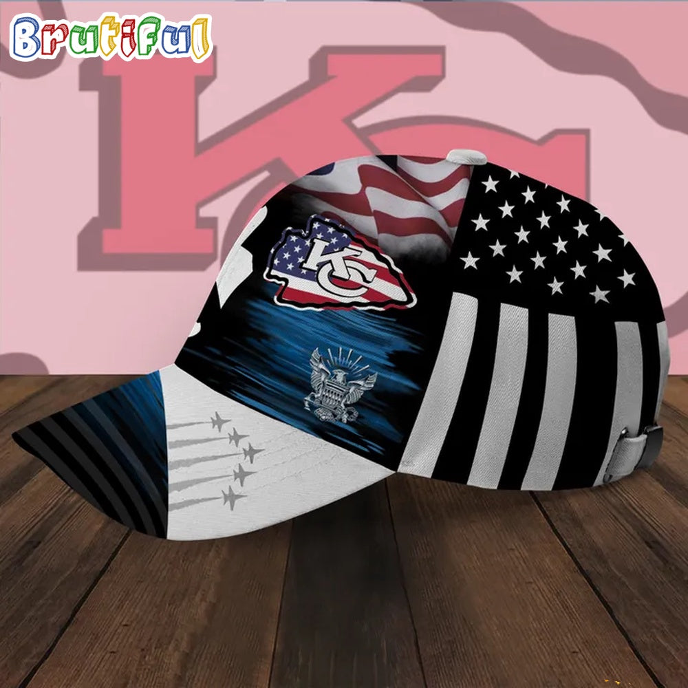 NFL San Francisco 49ers Special American Flag US Navy Veteran Baseball Cap