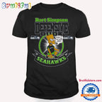 NFL Seattle Seahawks Bart Simpson Defensive Dude T Shirt