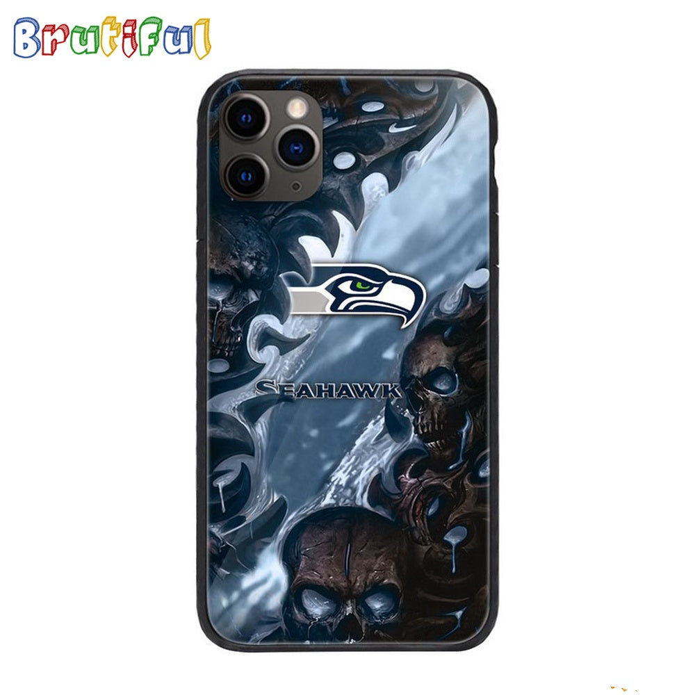 NFL Seattle Seahawks Special Logo Skull Design Phone Case