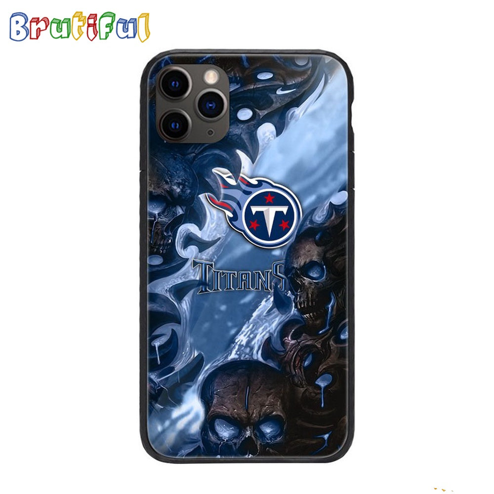 NFL Tennessee Titans Special Logo Skull Design Phone Case