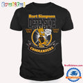 NFL Washington Commanders Bart Simpson Defensive Dude T Shirt