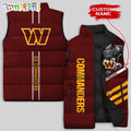 NFL Washington Commanders Damn Right Sleeveless Down Jacket