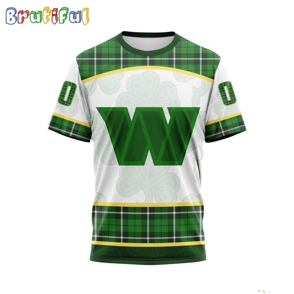 NFL Washington Commanders T-Shirt Special Design For St Patrick Day