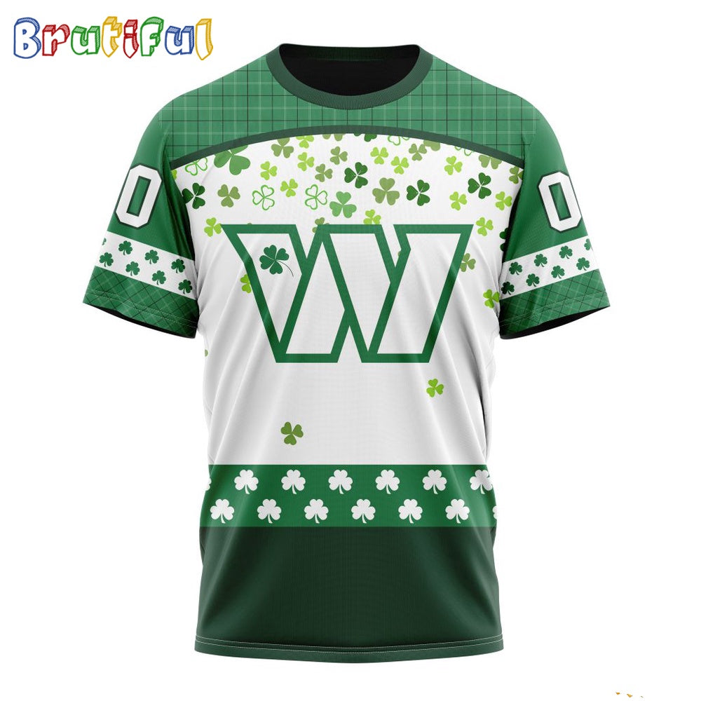 NFL Washington Commanders T-Shirt Special Design T-Shirt St Patrick Day