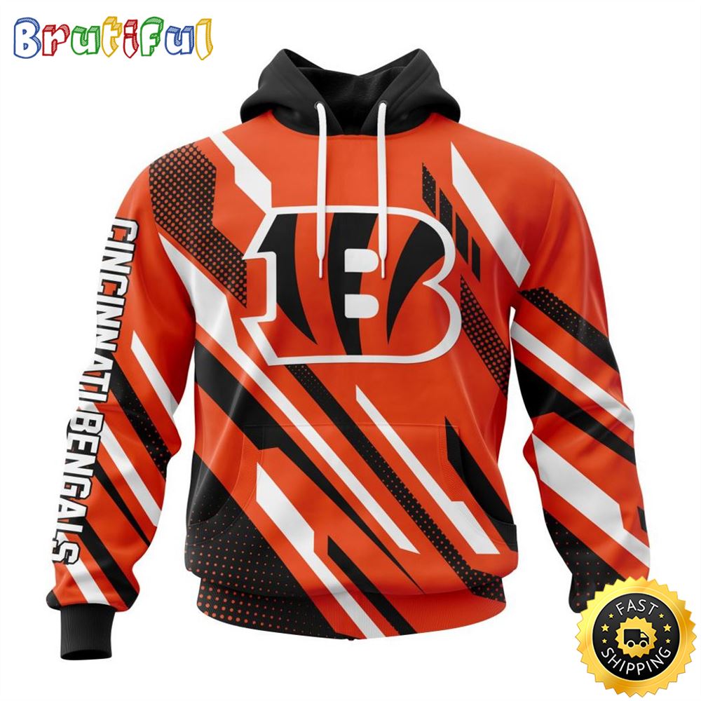 NFL Cincinnati Bengals Special MotoCross Concept Hoodie